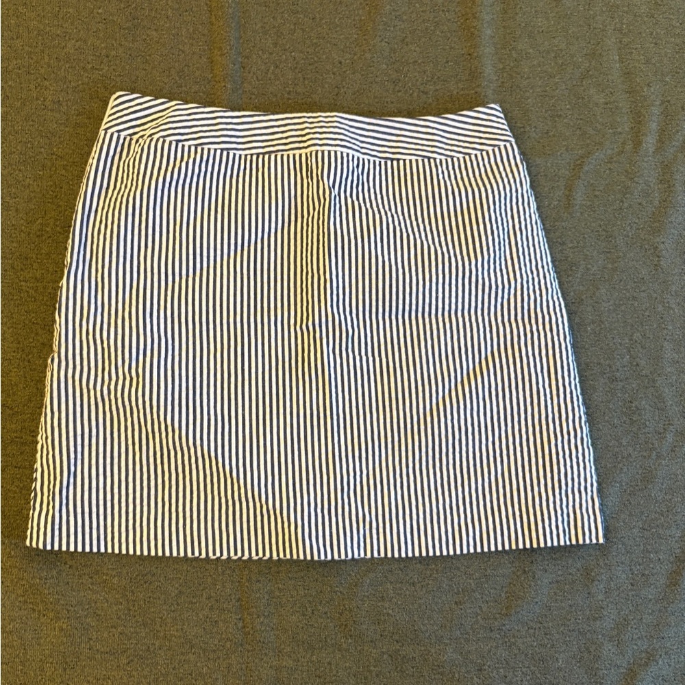 Sandro Seersucker Mini Skirt 6